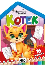 Kolorowanki z zagrody. Kotek