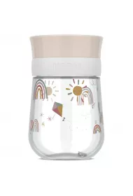 Mepal Kubek dziecicy treningowy do nauki picia Mio Sunshine & Rainbow 108018565245 300 ml