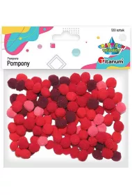 Titanum Pompony poliestrowe 10 mm