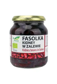 Bio Azja Fasolka czerwona kidney w zalewie (s�oik) 360 g Bio