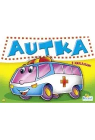 (092) Autka z naklejkami MIX