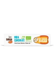 Super Fudgio Czekoladowy baton z mlecznej czekolady bez dodatku cukru 40 g Bio