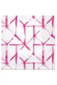 Paw Serwetki Watercolor Grid r�owe 33x33 cm