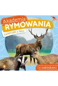 Ksi��eczka 200X190 Akademia rymowania. Zwierzaki z lasu  Naklejki SKRZAT 076288