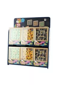 Puzzle IQ drewniany labirynt MIX Robe