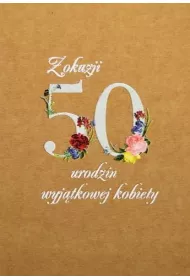 Trend Kartka okoliczno�ciowa eko Urodziny 50 TS51