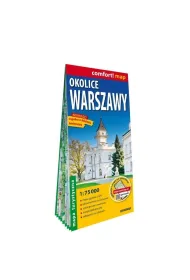 Okolice Warszawy laminowana mapa turystyczna 1:75 000