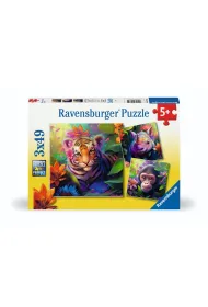 Puzzle 3x49 Jungle Babies Ravensburger