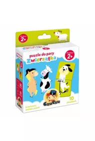 Puzzle do pary Zwierztka Bright Junior Media