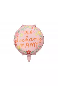 PartyDeco Balon foliowy - Dla kochanej mamy 45cm