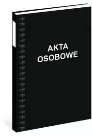 Interdruk Akta osobowe bindowane T-03 czarna, Interduk