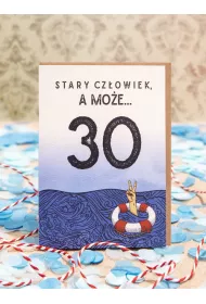 Absztyfikant Kartka Stary cz�owiek a mo�e 30