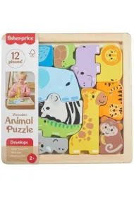 Fisher-Price Zwierz�tka Drewniane puzzle Uk�adanka Mattel