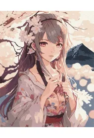 Ideyka Malowanie po numerach - Kwiaty Sakura 40x50cm