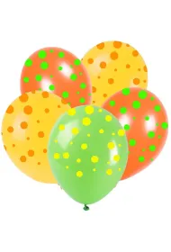 Arpex Balony neonowe kropki 28cm