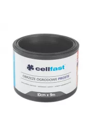 Cellfast Obrzee ogrodowe proste grafitowe 10 cm x 9,0 m