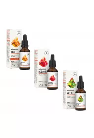 Aura Herbals Zestaw Soca i ycia - Suplementy diety 3 x 30 ml