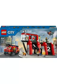 LEGO City Remiza straacka z wozem straackim 60414