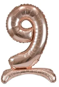 Arpex Balon foliowy stoj�cy r�owe z�oto 9 90cm