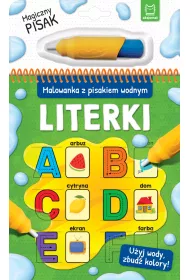 Literki. Malowanka z pisakiem wodnym