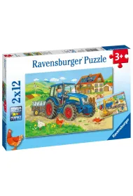 Puzzle 2x12 el. Ci�ka praca Ravensburger