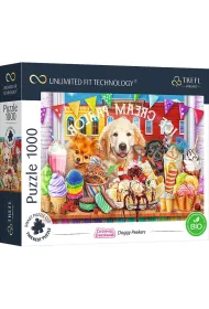 Puzzle 1000 el. Doggy Peekers Trefl
