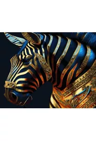 Twoje Hobby Malowanie po numerach + z�ota farba - Z�ota zebra 40x50cm