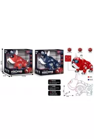 Pies robot buldog na baterie MIX Trifox
