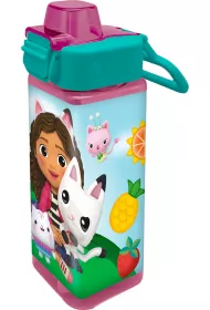 Bidon PP kwadratowy Koci Domek Gabi 500 ml