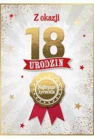 Armin Style KARNET URODZINY 18 B6 Z KOP AS GM-1288 FOL