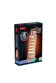 Puzzle 3D Krzywa wie�a w Pizie LED Cubic Fun