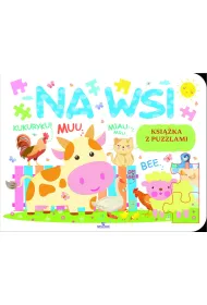 Ksi��ka edukacyjna z puzzlami. Na wsi