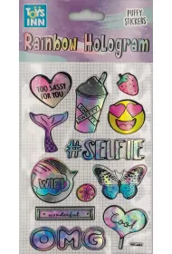 Stnux Naklejki rainbow hologram - Selfie