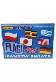 Gra memory Flagi Adamigo