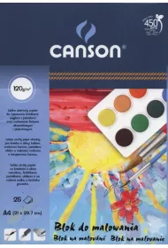 Canson Blok do malowania A4 25 k. 120g