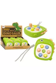 Gra zr�czno�ciowai dinozaur zielona LeanToys