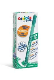 Carioca Dugopis wymazywalny Oops zielony (12szt)