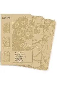 Flame Tree Zestaw 3 notatnik�w MINI Kaft Vincent van Gogh