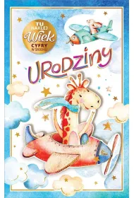 AbCard Kartka okoliczno�ciowa Urodziny (wymienne cyfry)