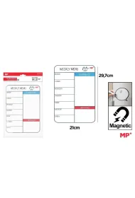 Mp Main Paper Planer tygodniowy magnetyczny A4