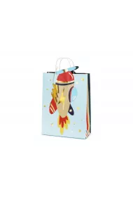 PartyDeco Torebka prezentowa Samolot 10x24x35.5cm