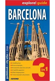 Barcelona - guidebook + cityatlas + map 3 in 1
