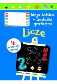 Licz�. Moja tablica. Zadania graficzne + 4 kolorowe kredy