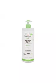 Alphanova Bebe Bio, Delikatny pyn do kpieli niemowlt 3 w 1 400 ml