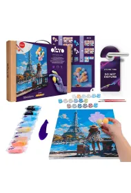 Sensory Art Okto Zestaw do modelowania i malowania 3D Pozdrowienia z Pary�a 30x40 cm