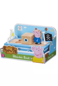 Peppa Pig - Drewniana dka z figurk