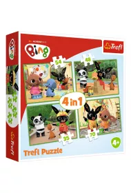 Puzzle 4w1 Weso�y dzie� Binga Trefl