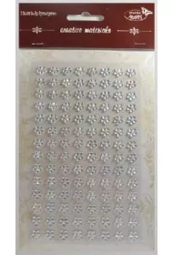 Galeria Hobby Stiker z kryszta�kami Kwiaty 8mm 112 szt.