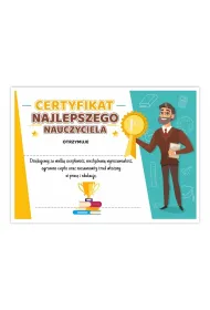 LearnHow Certyfikat A4 najlepszego nauczyciela 30szt