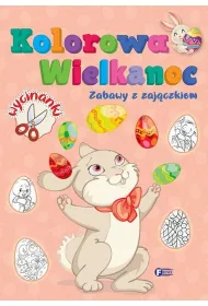 Kolorowa Wielkanoc Zabawy z zajczkiem